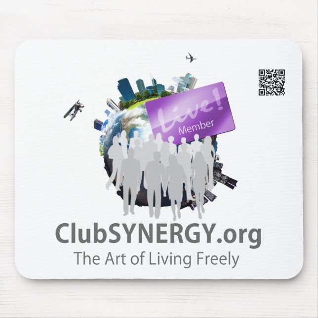 Club SYNERGY - Maus-Pad Mousepad (Vorne)