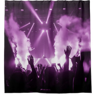 Club Vibe: Silhouette Dance Party 2020 Duschvorhang