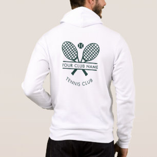 Clubname Tennis Team Green Logo hinzufügen Hoodie