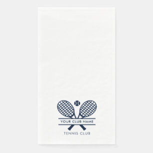 Clubname Tennis Team Navy Blue Logo hinzufügen Serviette
