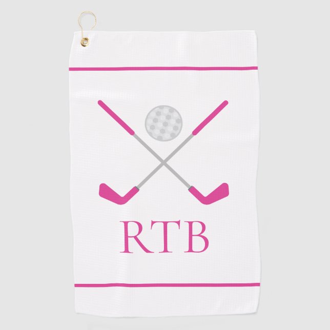 Clubs de golf et Ball Serviette de golf personnali (Devant)