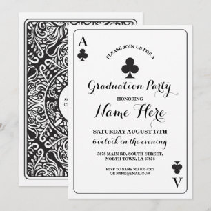 Clubs spielen Karte Vegas Graduation Party laden e