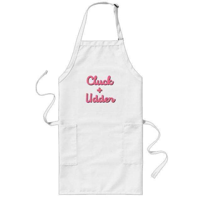Cluck and Udder Apron Lange Schürze (Vorne)
