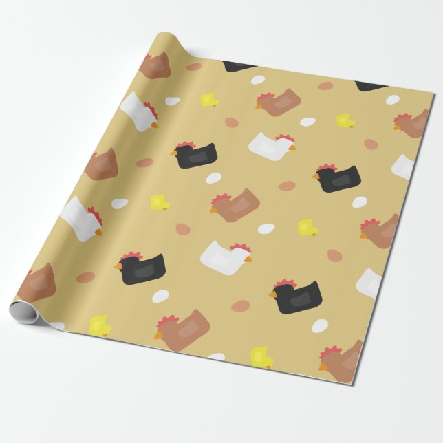 Cluck Cluck Geschenkpapier (Ungerollt)