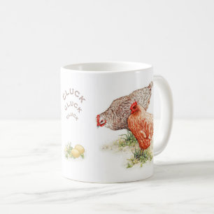 Cluck Hens Eggs Tasse
