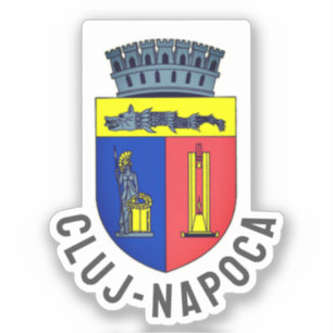 Cluj-Napoca Wappen, Rumänien Aufkleber