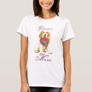 Clumber Spanel Heart Mama T-Shirt