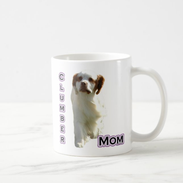 Clumber Spaniel Mama 4 Kaffeetasse (Rechts)