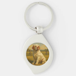 Clumber Spaniel Schlüsselanhänger