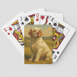 Clumber Spaniel Spielkarten