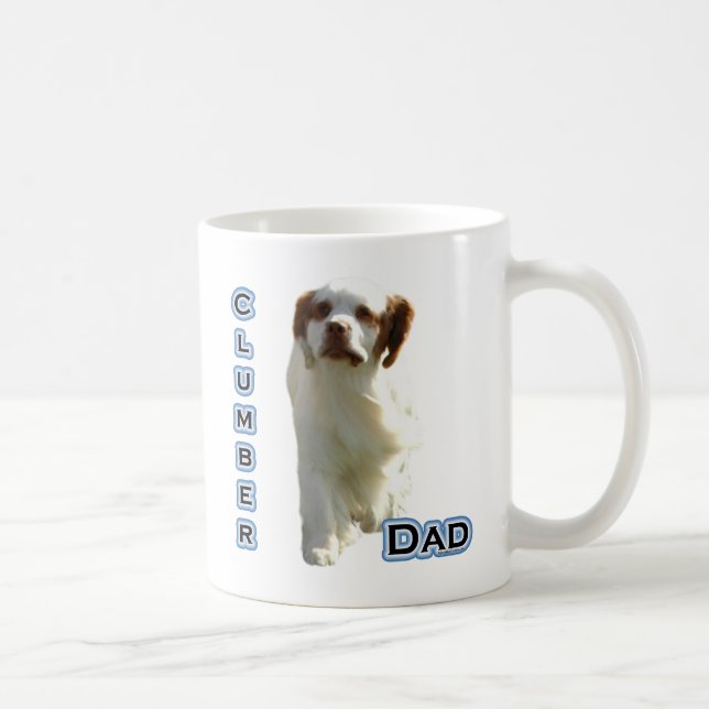 Clumber Spaniel Vater 4 Kaffeetasse (Rechts)