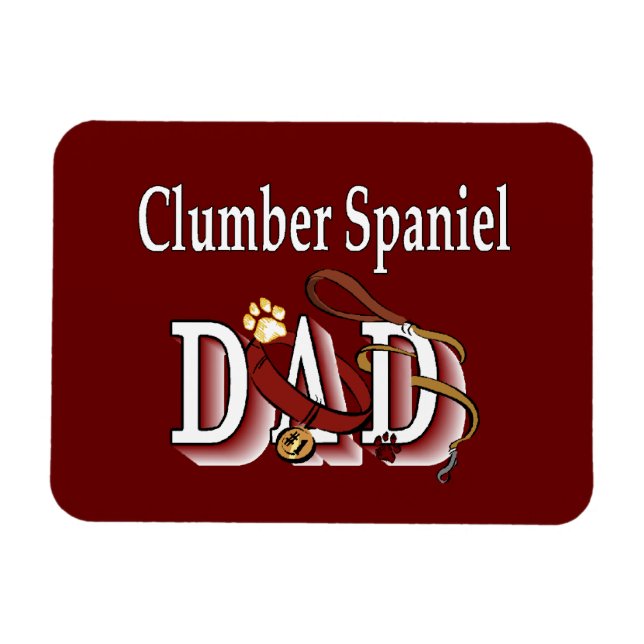 Clumber Spaniel VATER Magnet (Horizontal)