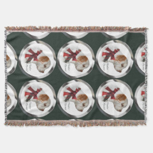 Clumber Spaniel Weihnachten Decke