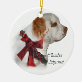 Clumber Spaniel Weihnachtsgeschenke Ornament