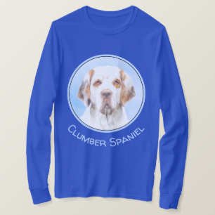Clumber Spanische Malerei - Niedliche Original Hun T-Shirt