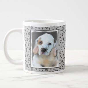 Clumber Spanischmalerei - Niedliche Original Dog A Jumbo-Tasse