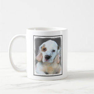 Clumber Spanischmalerei - Niedliche Original Dog A Kaffeetasse