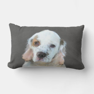 Clumber Spanischmalerei - Niedliche Original Dog A Lendenkissen
