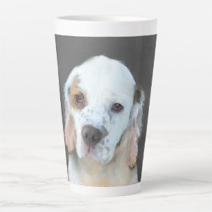 Clumber Spanischmalerei - Niedliche Original Dog A Milchtasse