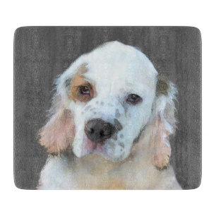 Clumber Spanischmalerei - Niedliche Original Dog A Schneidebrett
