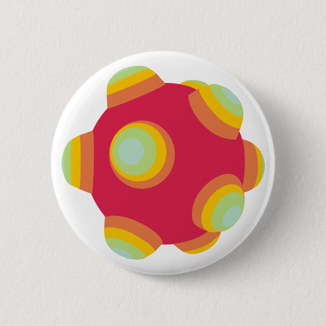 ClumpBubble - hell! Button (Vorderseite)