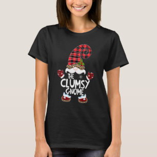 Clumsy Gnome Buffalo Kariert Matching Family Chris T-Shirt