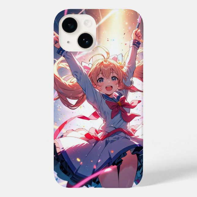 Clumsy Magical Girl Case-Mate iPhone 14 Hülle (Rückseite)