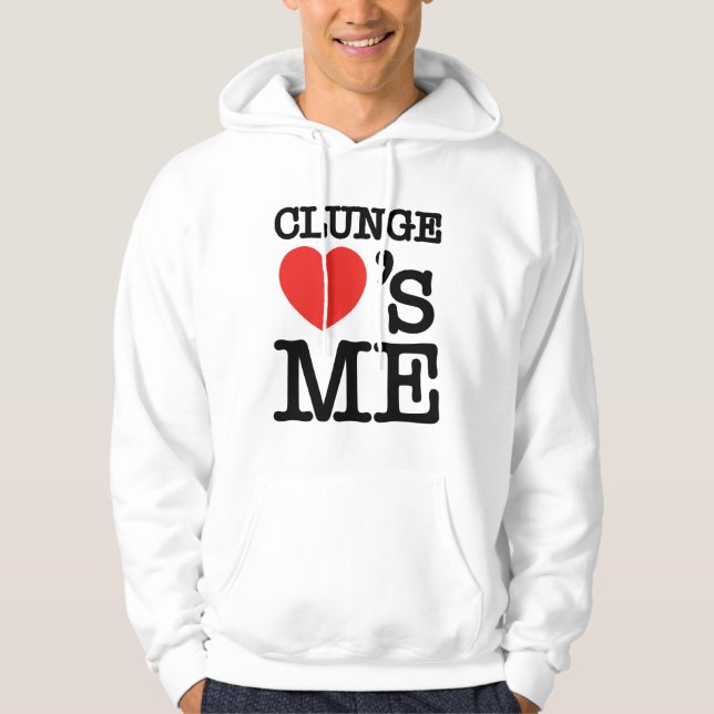 CLUNGE LIEBE ME HOODIE (Vorderseite)