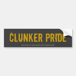Clunker-Stolzschwarzes/brw Aufkleber Autoaufkleber