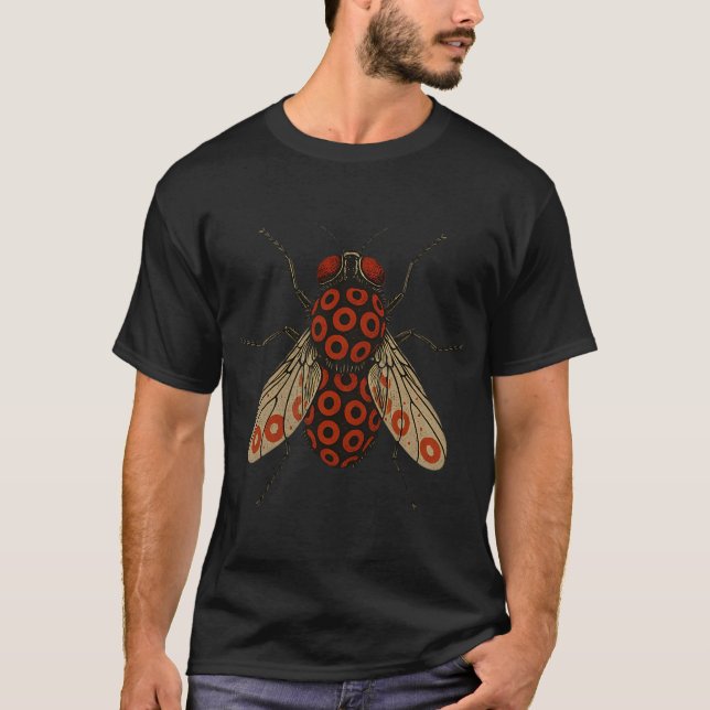 Cluster Fly Donuts Blank T-Shirt (Vorderseite)