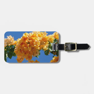 Cluster Golden Bougainvillea Floral Gepäckanhänger