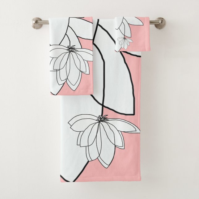 Cluster Peach-Geschenk Badhandtuch Set (Insitu)