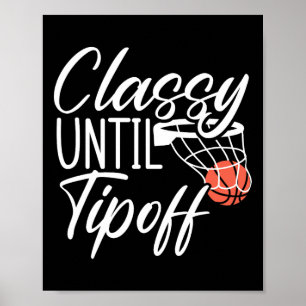 Cly bis Tipp Off Bysketbyll Player Hoop Junkie Poster