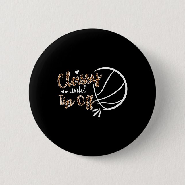 Cly bis Tipp Off Bysketbyll Player Kids Button (Vorderseite)
