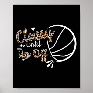 Cly bis Tipp Off Bysketbyll Player Kids Poster