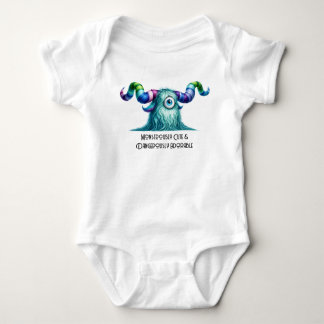 Clyde – Das großäugige neugierige Monster Baby Strampler