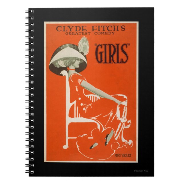 Clyde Fitchs Beste Comedy, "Girls" Theater 2 Notizblock (Vorderseite)