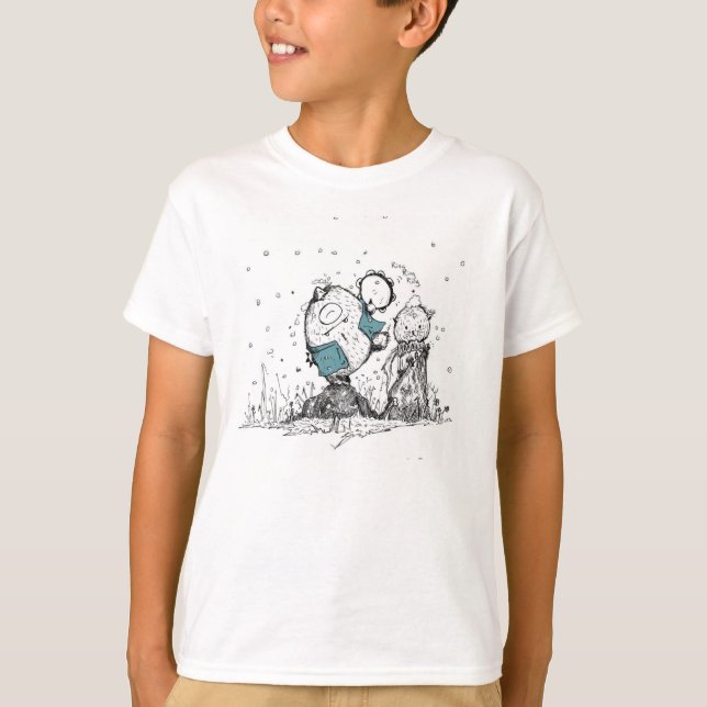 Clyde ist auf einem Shirt! (Kinder) T-Shirt (Vorderseite)