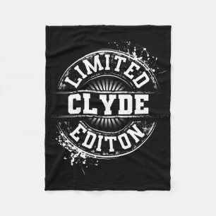 Clyde limitierte Auflage lustiger personalisierter Fleecedecke