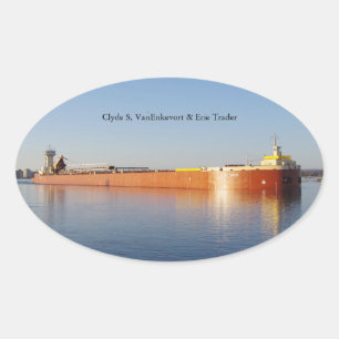 Clyde S. VanEnkevort & Erie Trader Aufkleber
