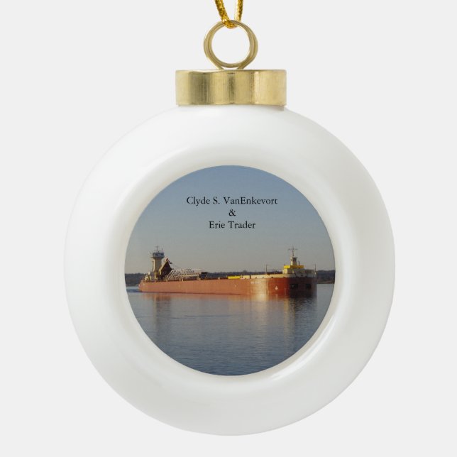 Clyde S. VanEnkevort & Erie Trader Ornament (Vorderseite)