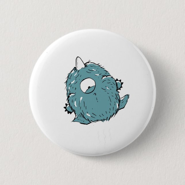 Clyde trank versehentlich Helium! Knopf Button (Vorderseite)