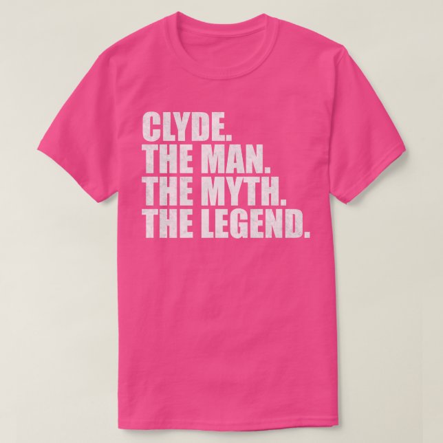 ClydeClyde Name Clyde Vorname T-Shirt (Design vorne)