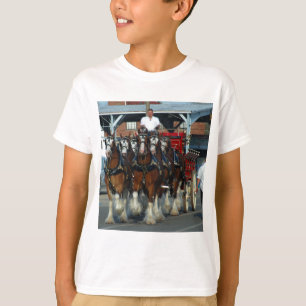 Clydesdale 6 Pferdeanhängevorrichtung T-Shirt