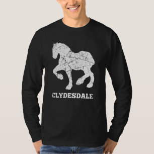 Clydesdale Clydesdale Reiter Riesige Füße Pferd 2 T-Shirt