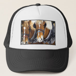 Clydesdale Entwurfs-Pferdehut Truckerkappe