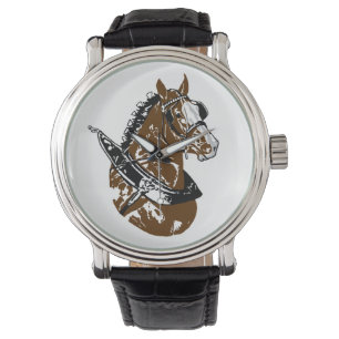 Clydesdale Entwurfs-Pferdeuhr Armbanduhr