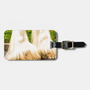 Clydesdale Füße Gepäckanhänger