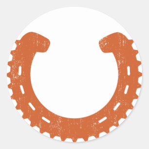 Clydesdale MTB Logoaufkleber Runder Aufkleber