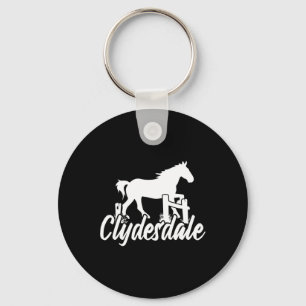 Clydesdale Reitsport Schlüsselanhänger